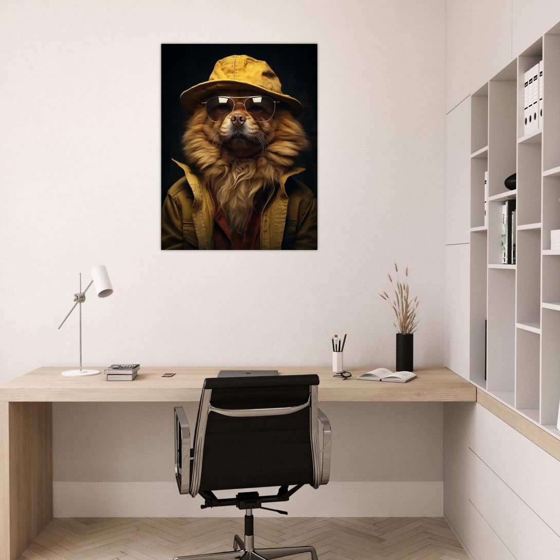 Abenteuer Hund 30x40 cm / 12x16″ / Poster auf halbmattem Papier