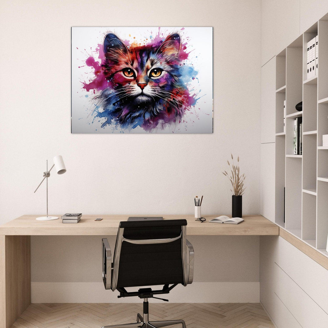 Aquarelltraum einer Katze 30x40 cm / 12x16″ / Poster auf halbmattem Papier