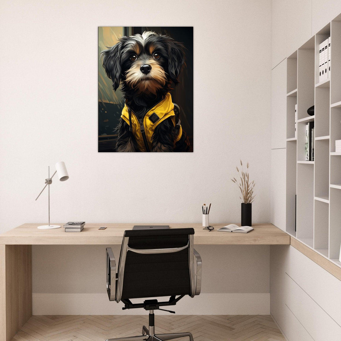 Aufmerksamer Havaneser 30x40 cm / 12x16″ / Poster auf halbmattem Papier