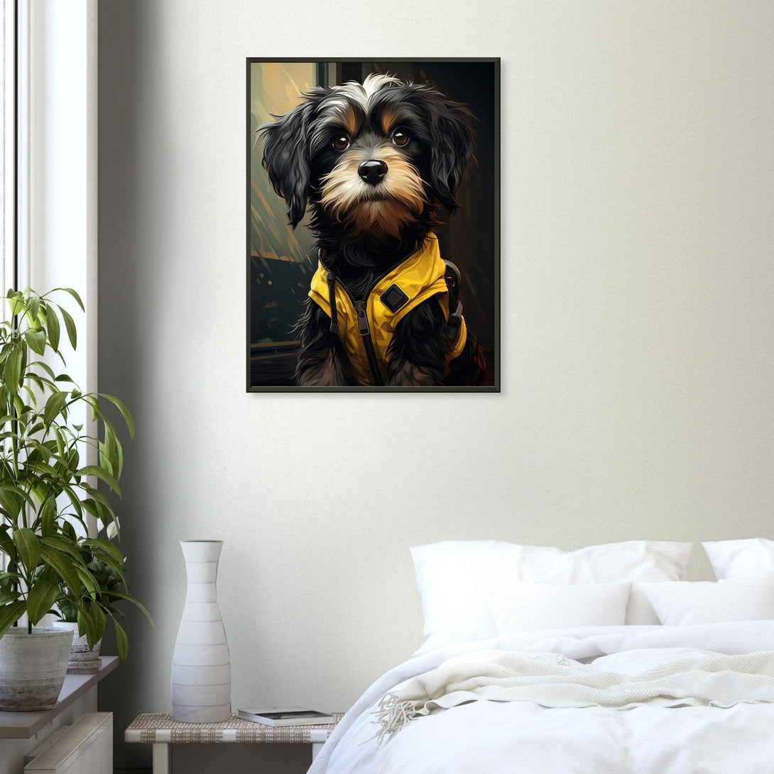 Aufmerksamer Havaneser 30x40 cm / 12x16″ / Poster auf halbmattem Papier
