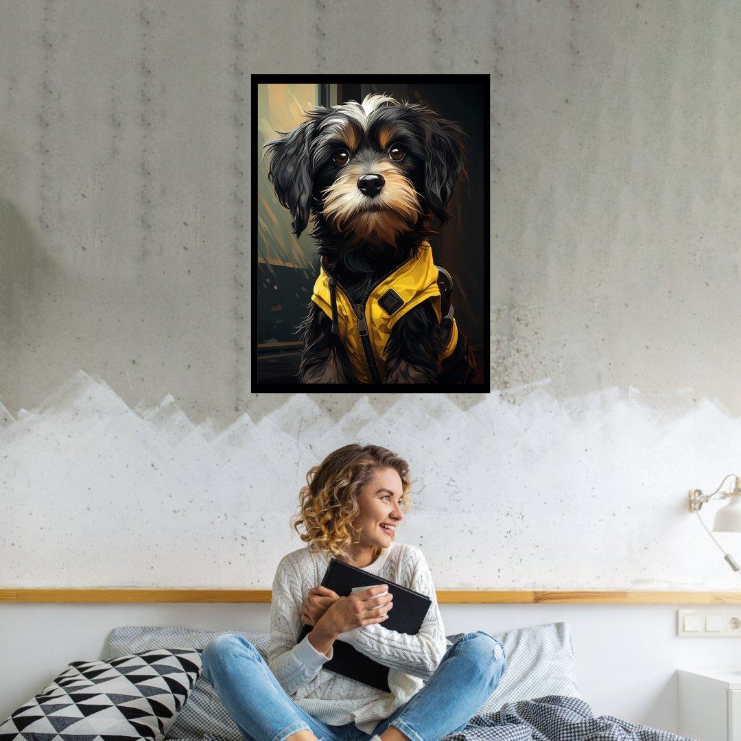 Aufmerksamer Havaneser 30x40 cm / 12x16″ / Poster auf halbmattem Papier