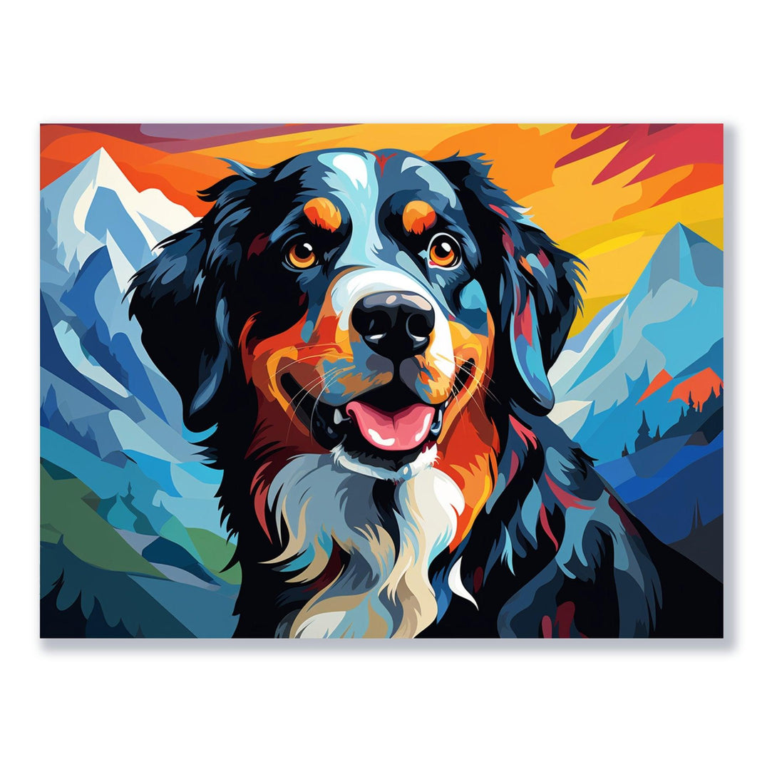 Bergfreund Sennenhund 30x40 cm / 12x16″ / Poster auf halbmattem Papier