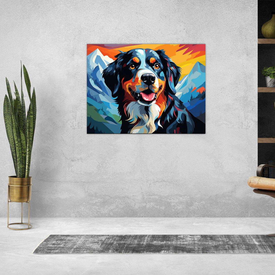 Bergfreund Sennenhund 30x40 cm / 12x16″ / Poster auf halbmattem Papier