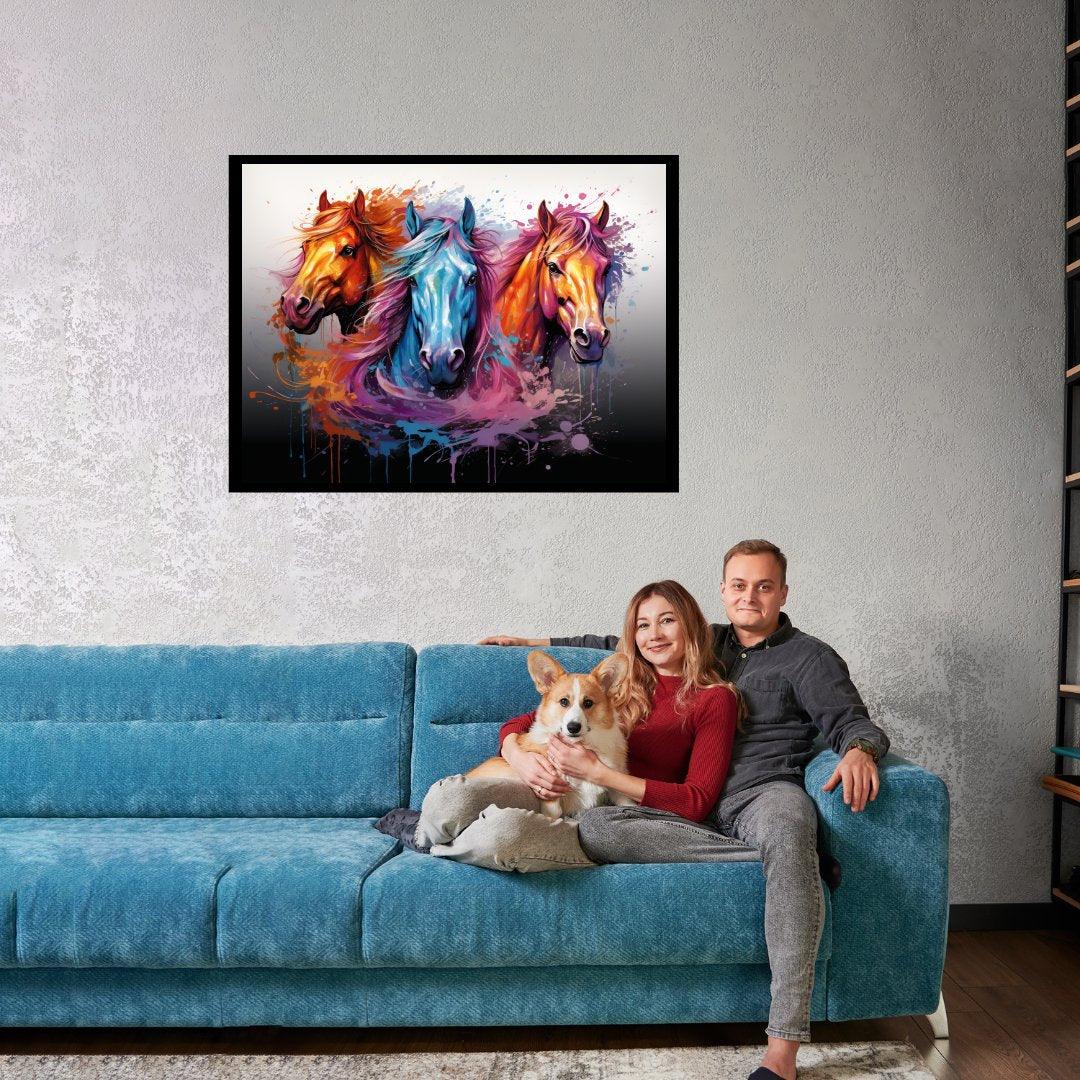 Chromatische Eleganz 30x40 cm / 12x16″ / Poster auf halbmattem Papier