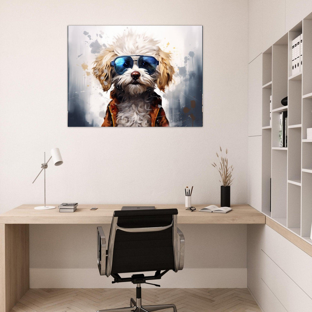 Cooler Hund 30x40 cm / 12x16″ / Poster auf halbmattem Papier
