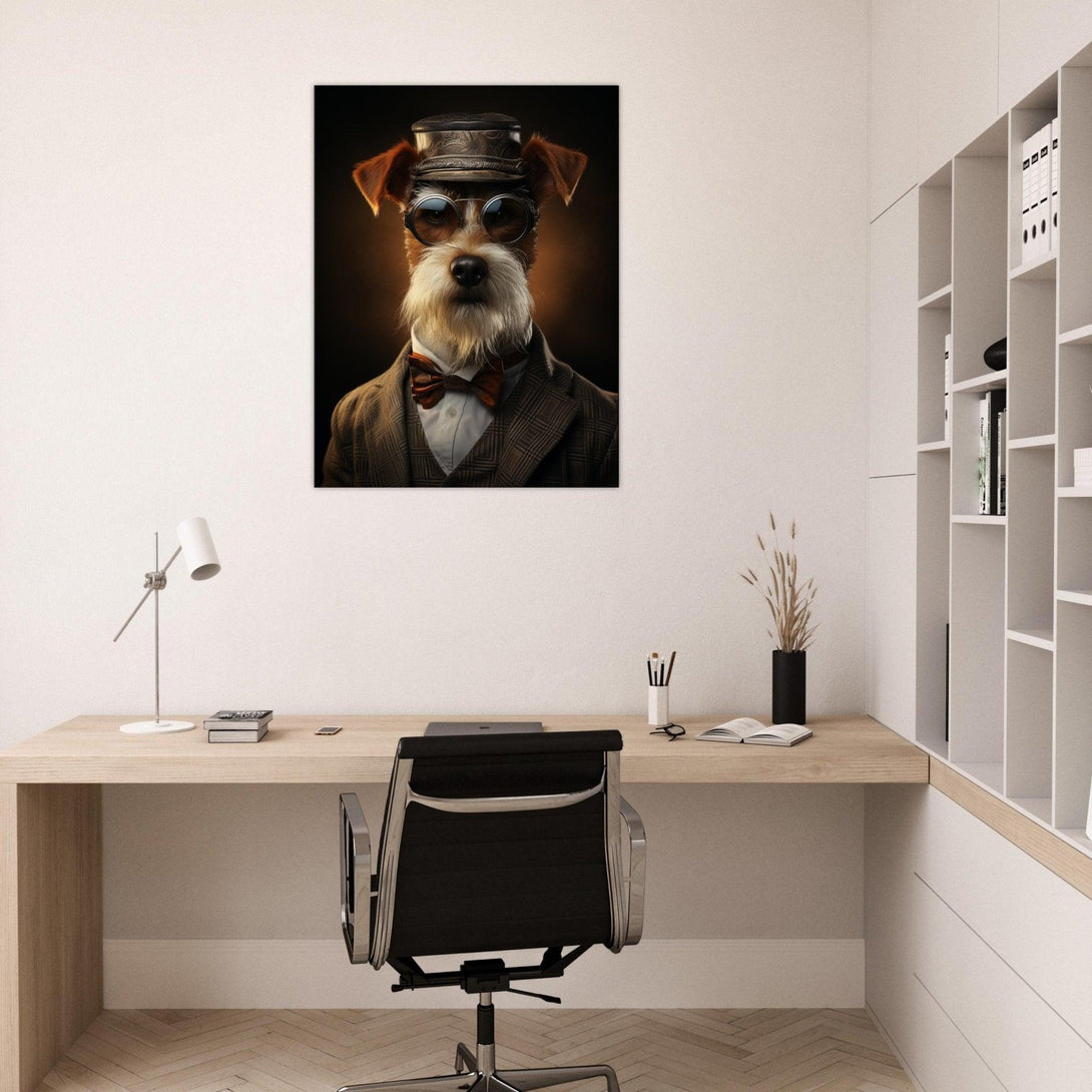 Der Gentleman Terrier 30x40 cm / 12x16″ / Poster auf halbmattem Papier