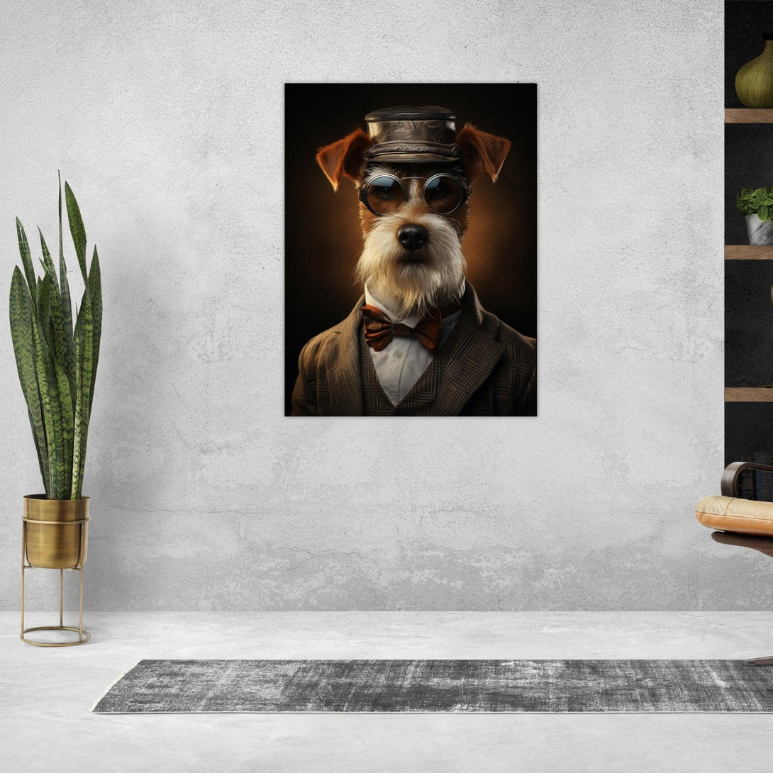 Der Gentleman Terrier 30x40 cm / 12x16″ / Poster auf halbmattem Papier