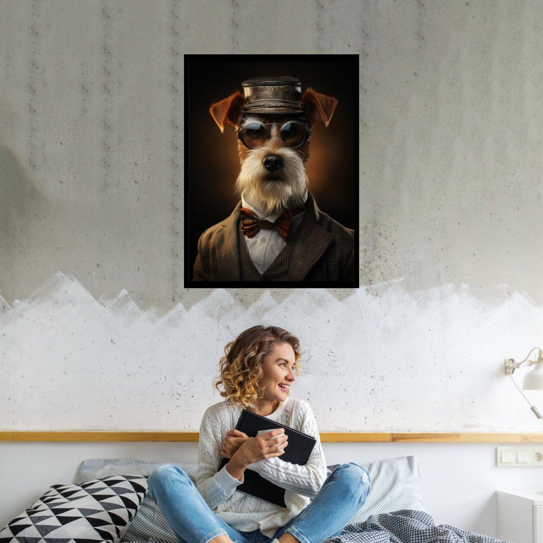 Der Gentleman Terrier 30x40 cm / 12x16″ / Poster auf halbmattem Papier