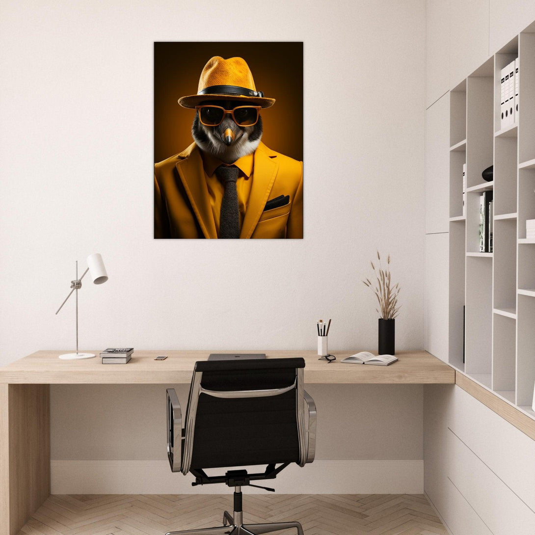 Eleganter Tier-Detektiv 30x40 cm / 12x16″ / Poster auf halbmattem Papier