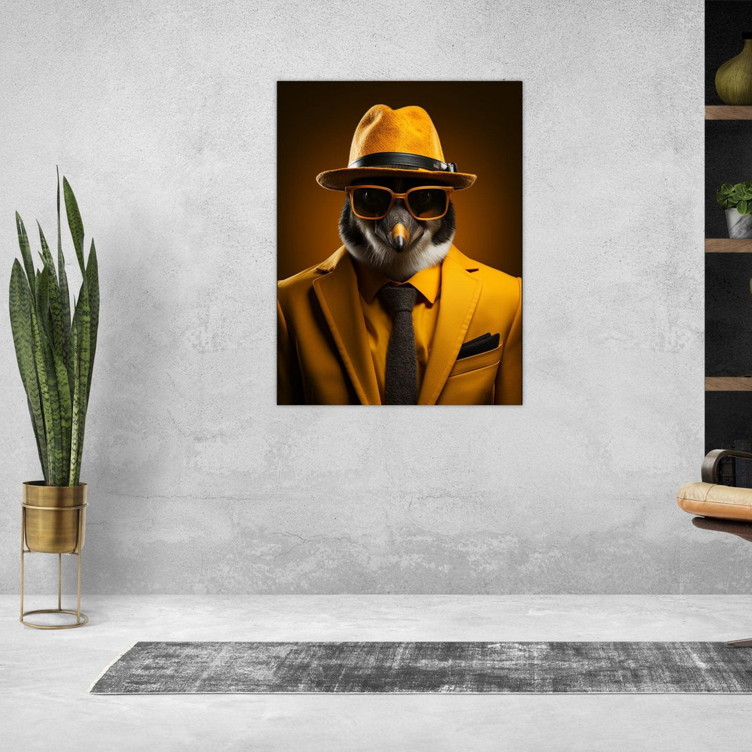 Eleganter Tier-Detektiv 30x40 cm / 12x16″ / Poster auf halbmattem Papier