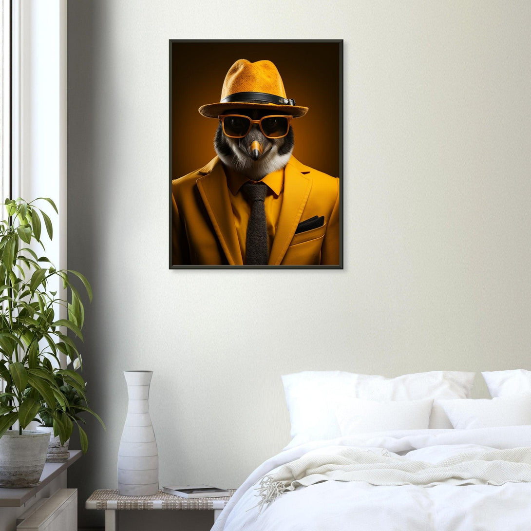Eleganter Tier-Detektiv 30x40 cm / 12x16″ / Poster auf halbmattem Papier