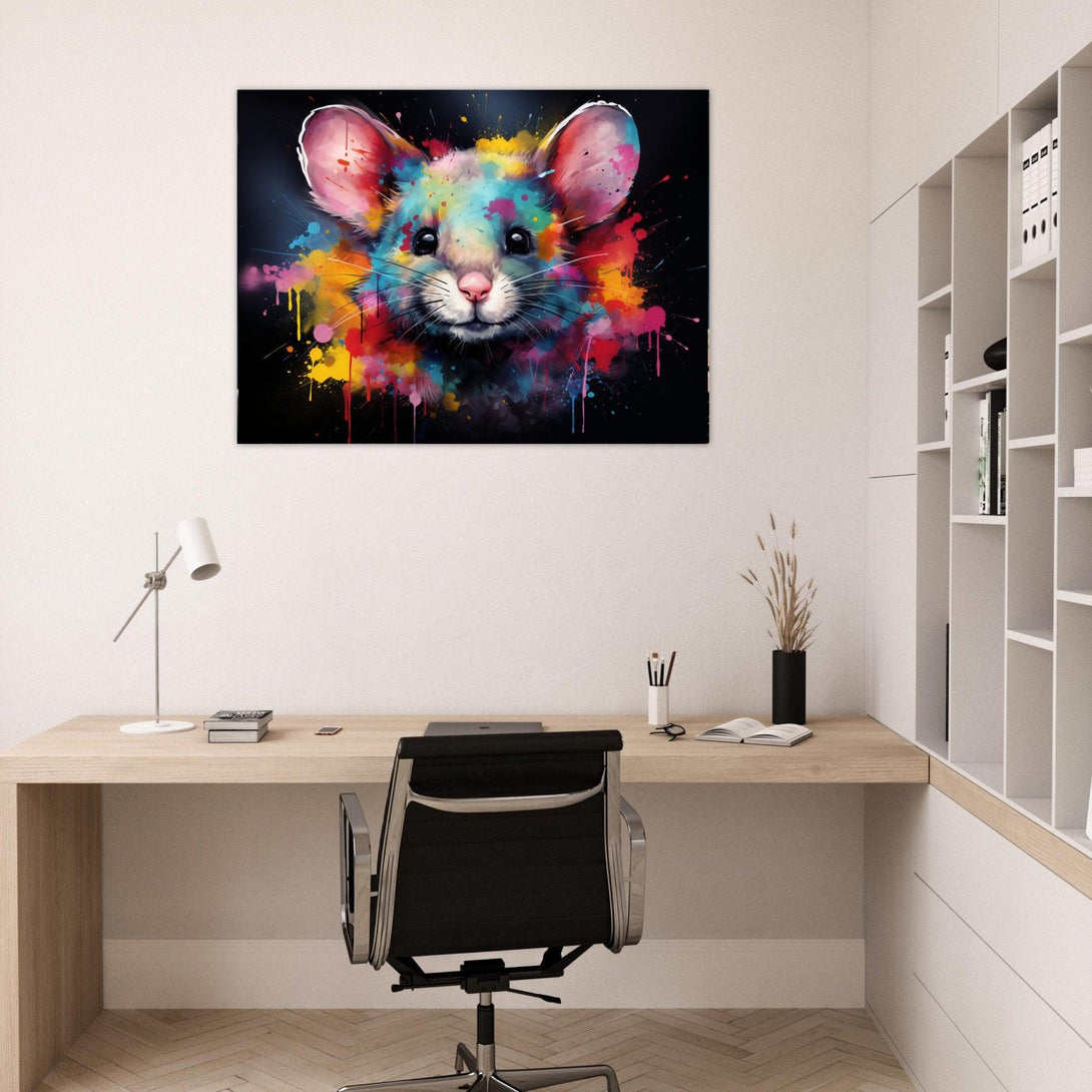 Farbenfrohe Mausfantasie 30x40 cm / 12x16″ / Poster auf halbmattem Papier