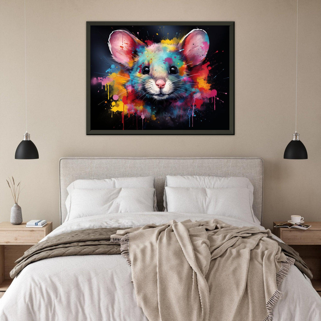Farbenfrohe Mausfantasie 30x40 cm / 12x16″ / Poster auf halbmattem Papier