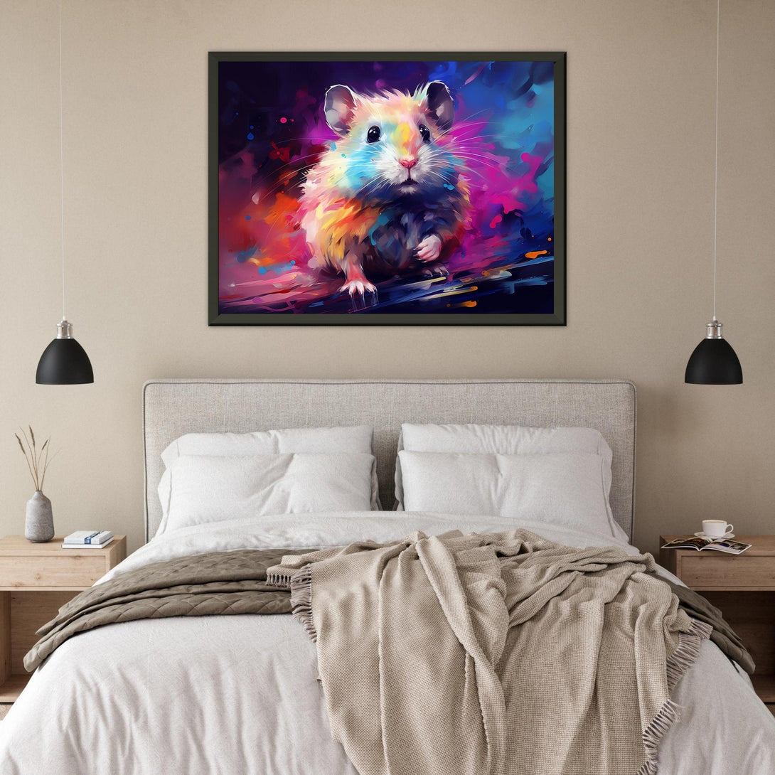 Farbenfrohes Nagetier 30x40 cm / 12x16″ / Poster auf halbmattem Papier