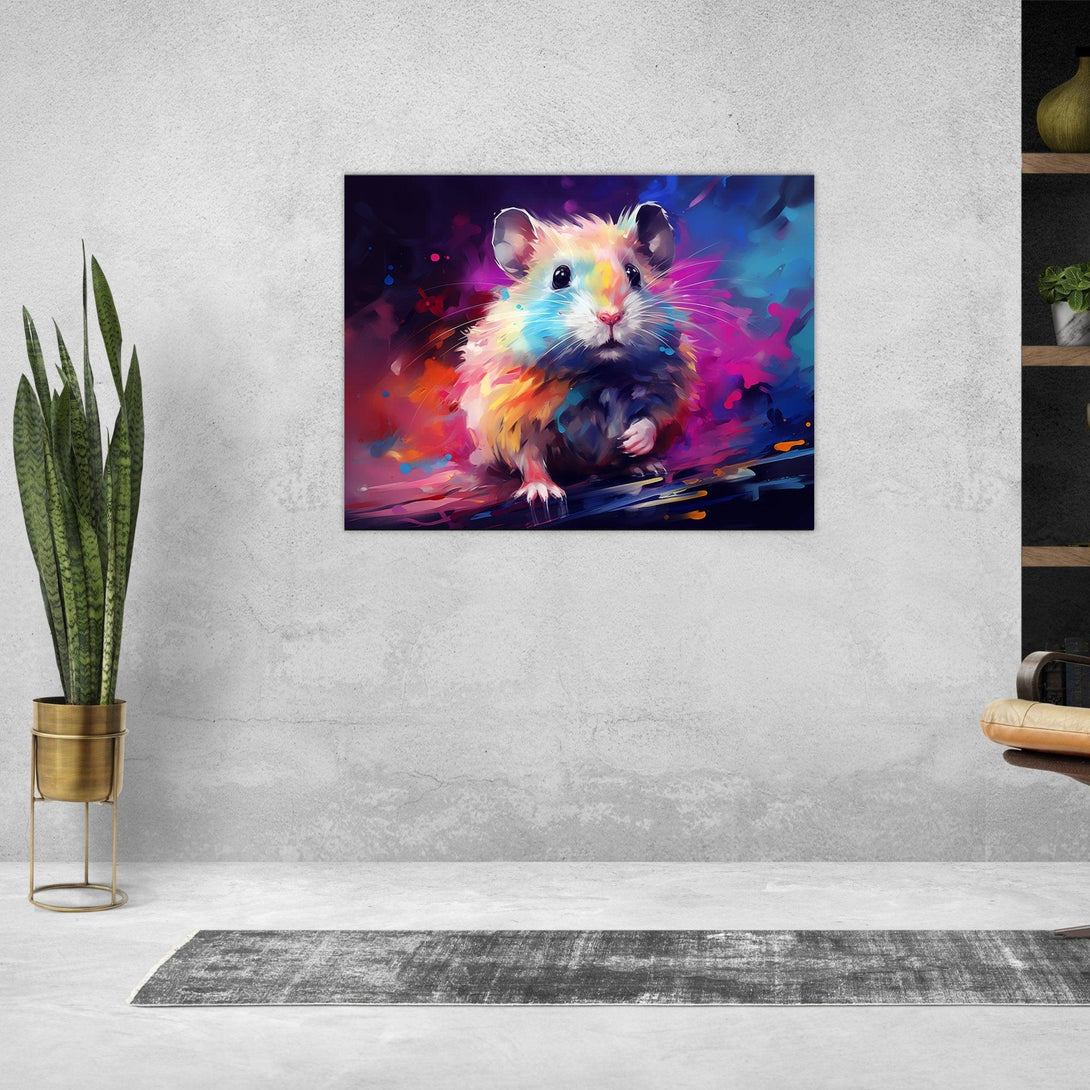 Farbenfrohes Nagetier 30x40 cm / 12x16″ / Poster auf halbmattem Papier