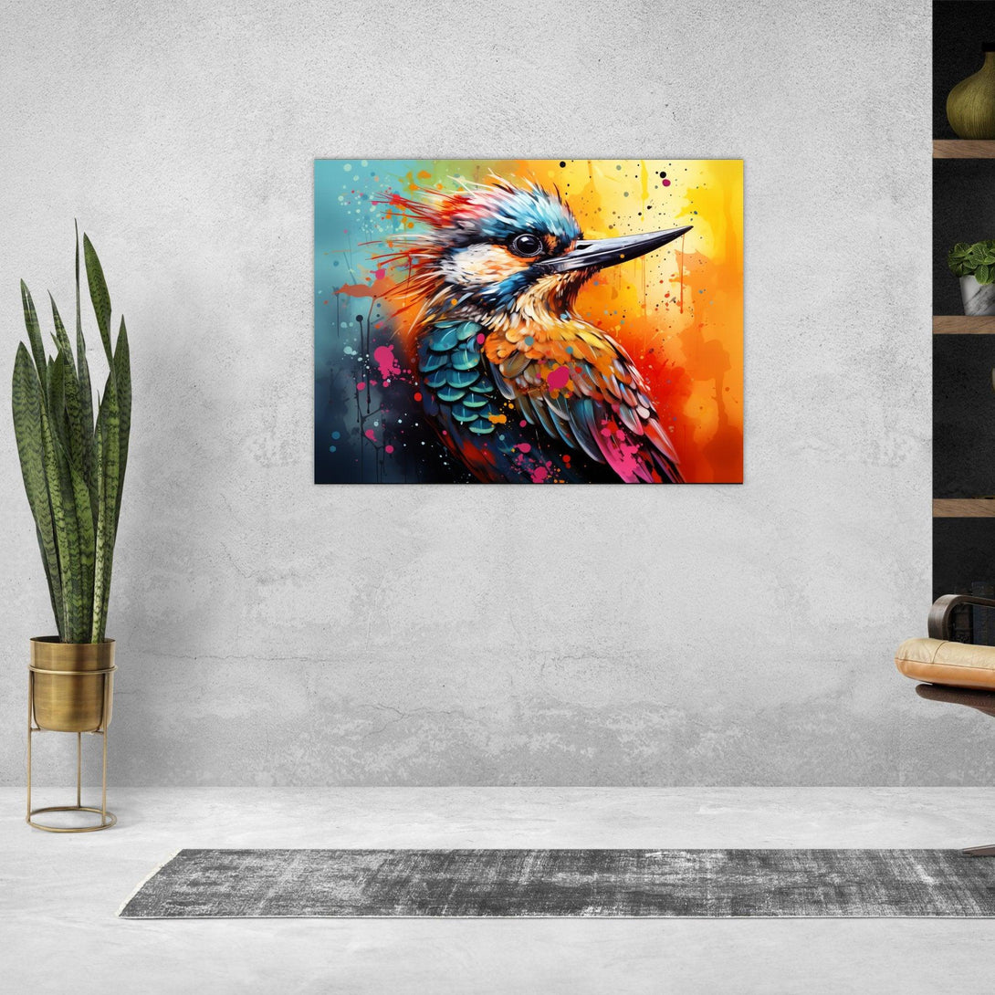 Farbenpracht des Eisvogels 30x40 cm / 12x16″ / Poster auf halbmattem Papier