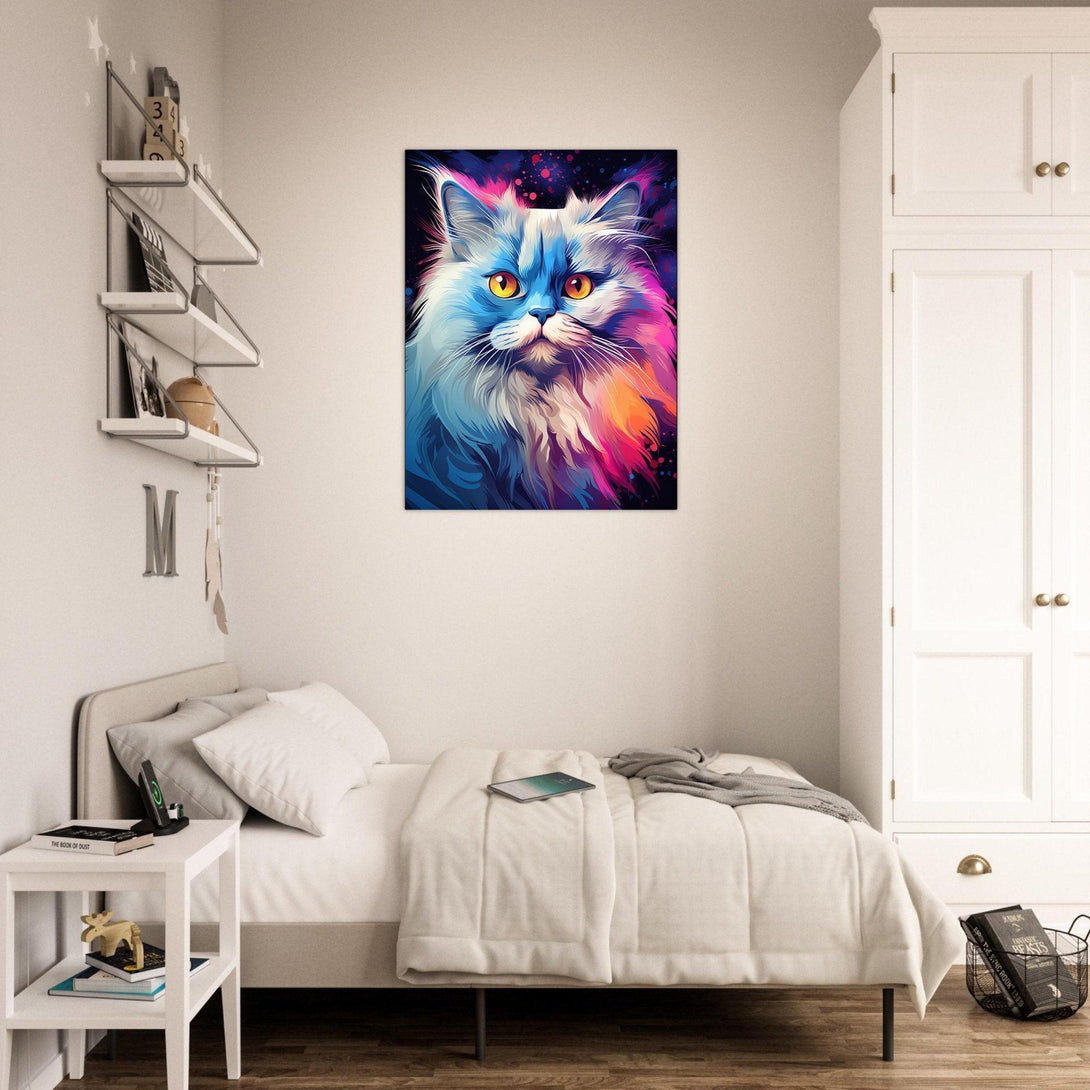Farbenprächtige Katze 30x40 cm / 12x16″ / Poster auf halbmattem Papier