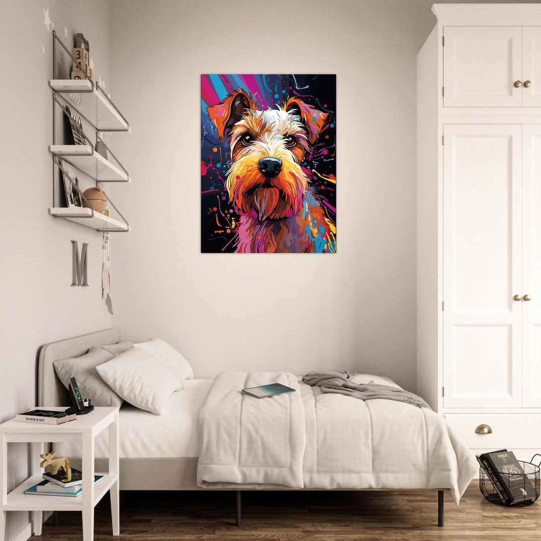 Farbiger Terrier 30x40 cm / 12x16″ / Poster auf halbmattem Papier