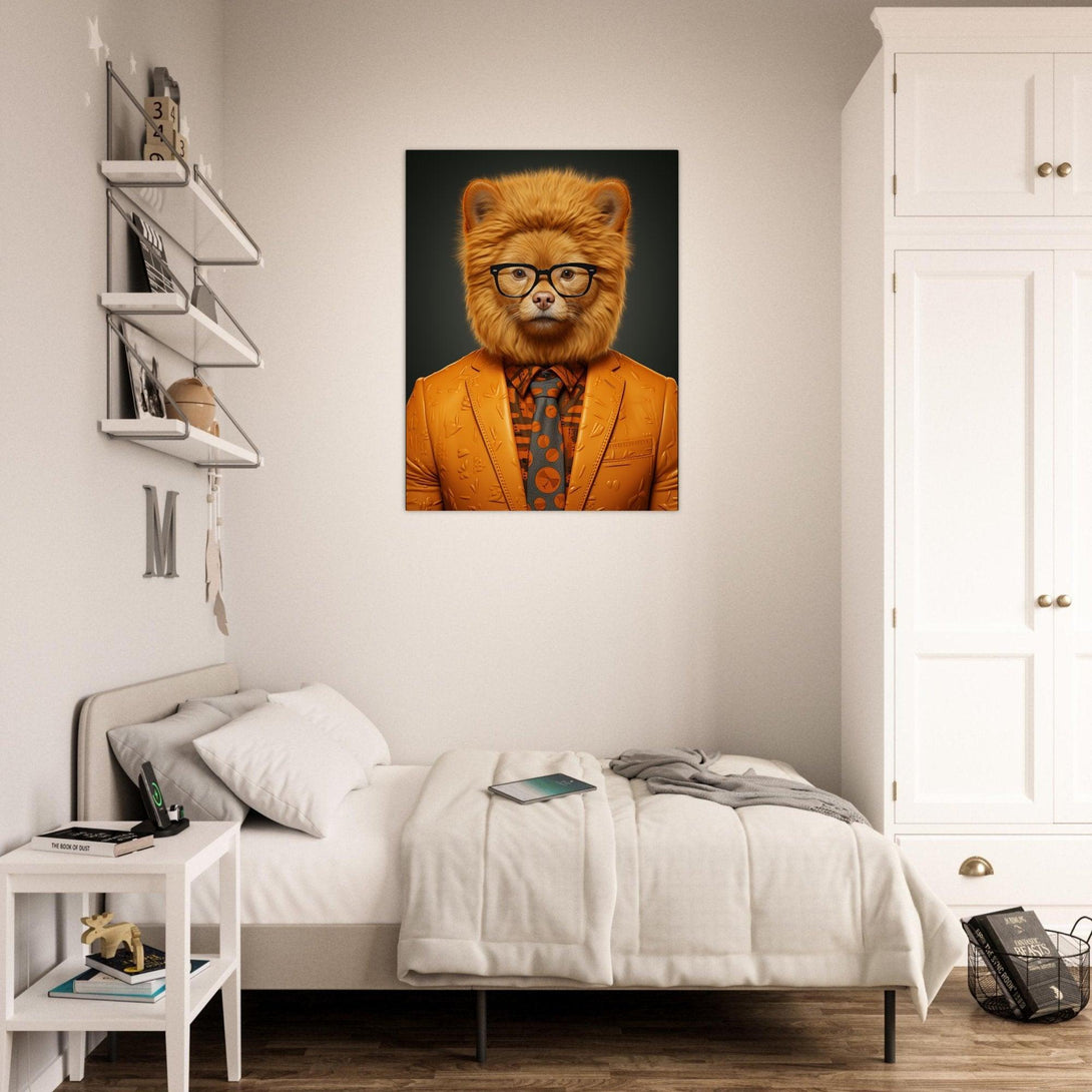 Geschäftiger Hund 30x40 cm / 12x16″ / Poster auf halbmattem Papier