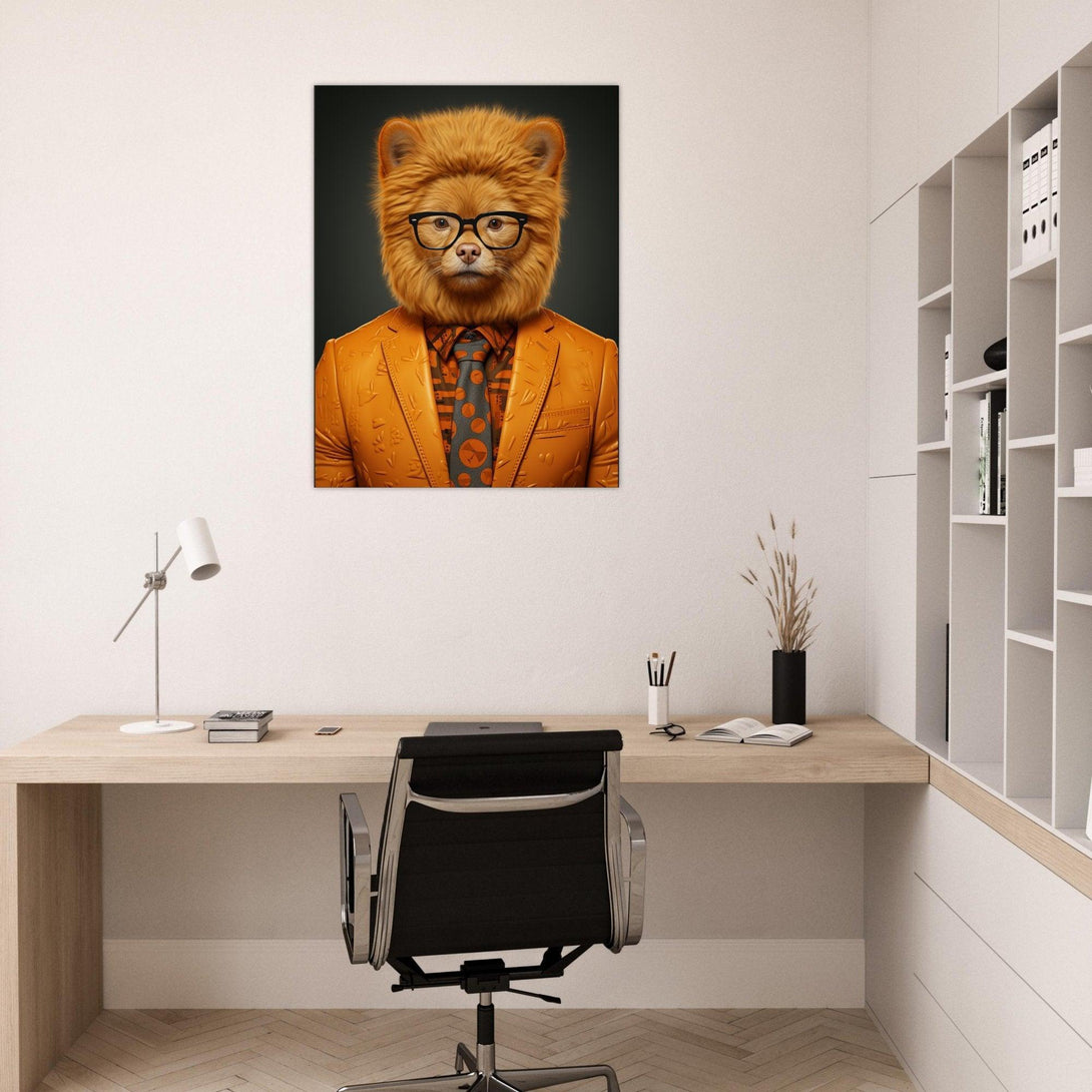 Geschäftiger Hund 30x40 cm / 12x16″ / Poster auf halbmattem Papier