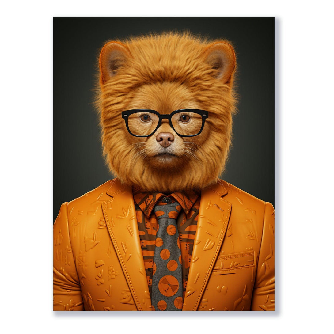 Geschäftiger Hund 30x40 cm / 12x16″ / Poster auf halbmattem Papier