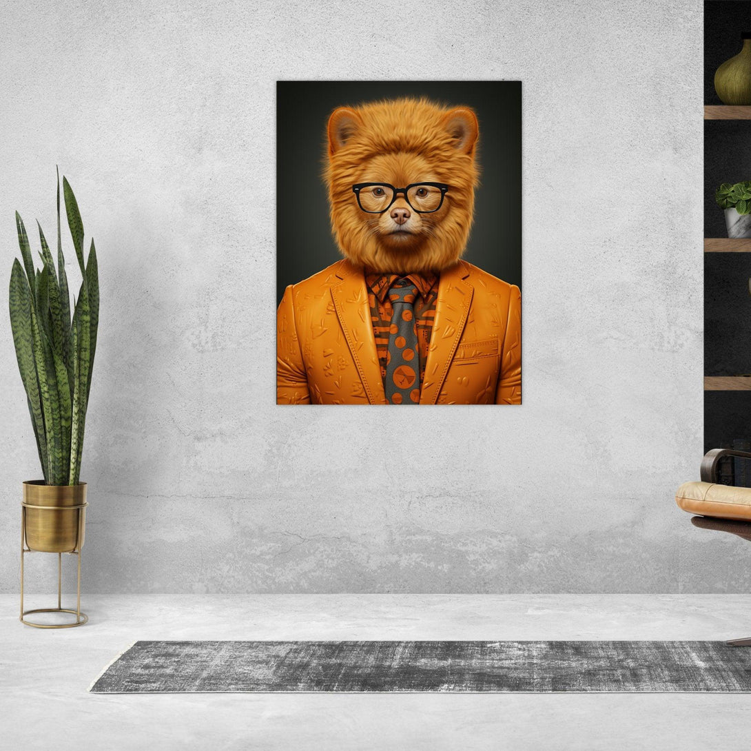 Geschäftiger Hund 30x40 cm / 12x16″ / Poster auf halbmattem Papier