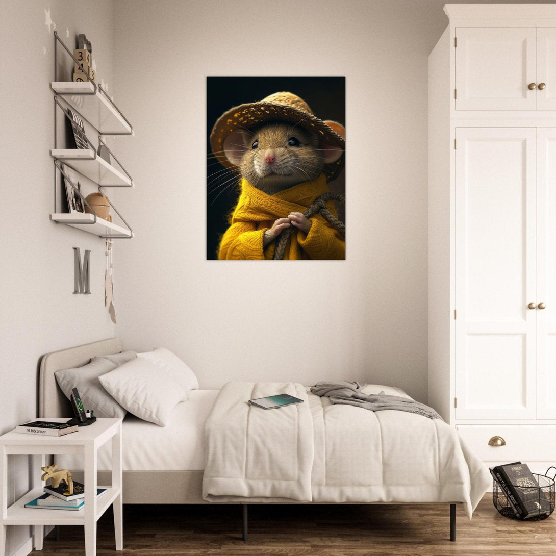 Herbstlicher Feldhamster 30x40 cm / 12x16″ / Poster auf halbmattem Papier