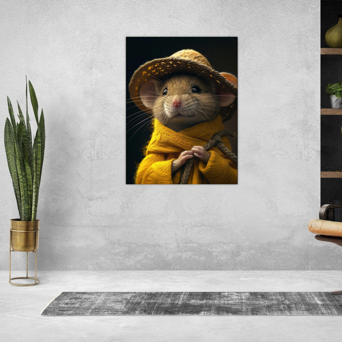 Herbstlicher Feldhamster 30x40 cm / 12x16″ / Poster auf halbmattem Papier
