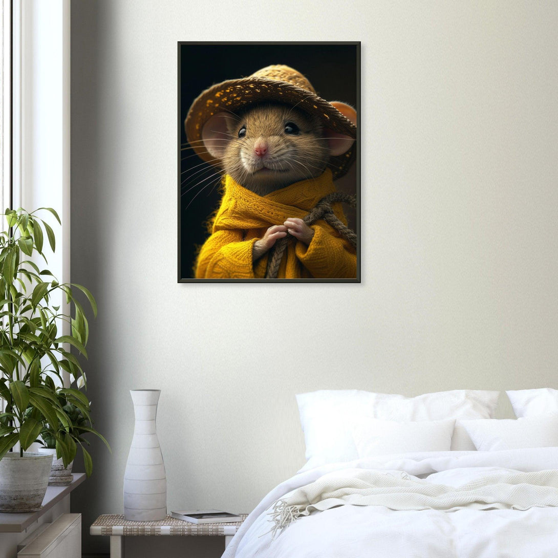 Herbstlicher Feldhamster 30x40 cm / 12x16″ / Poster auf halbmattem Papier