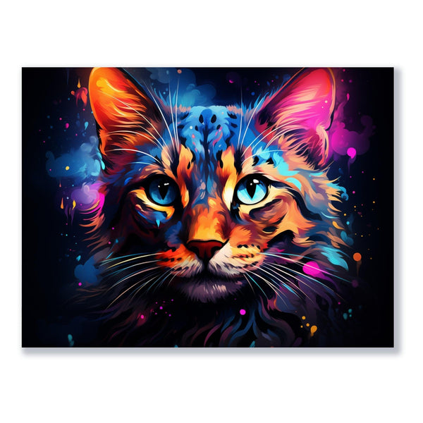 Kaleidoskop-Katzenblick 30x40 cm / 12x16″ / Poster auf halbmattem Papier