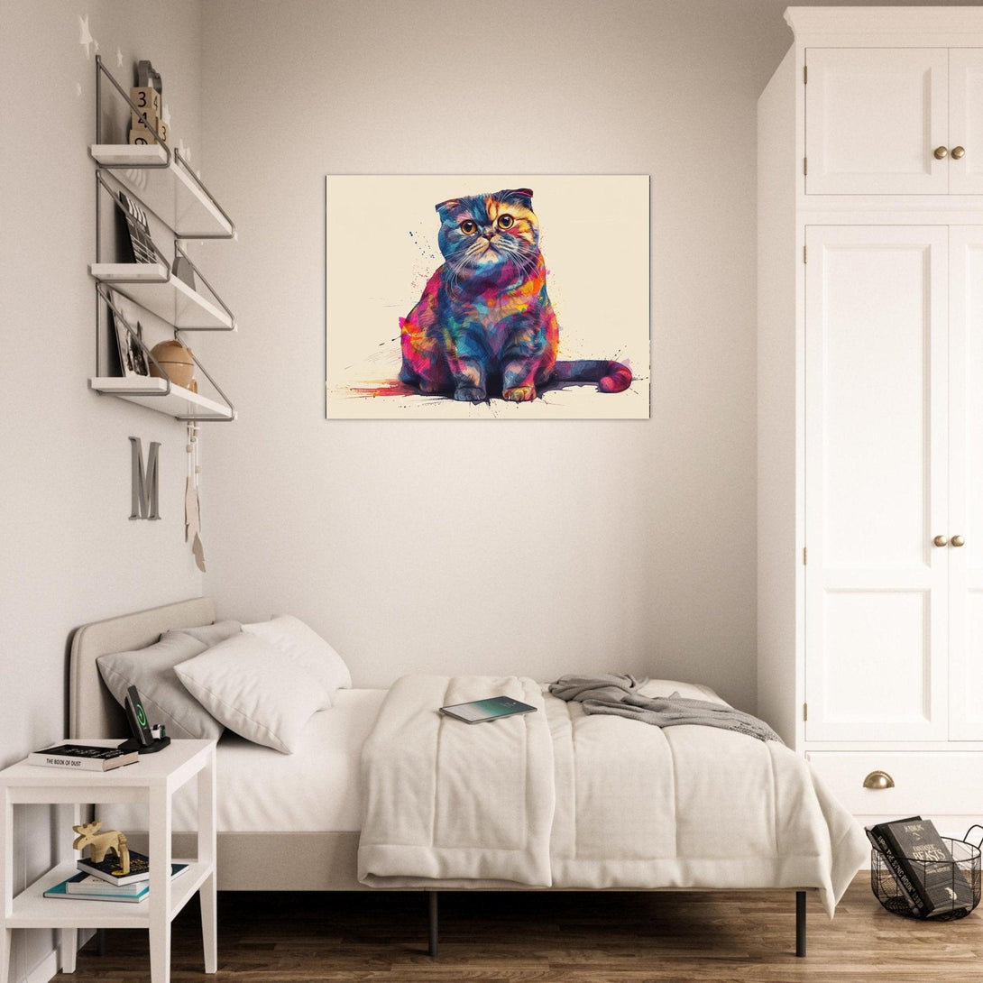Katzen Farbexplosion 30x40 cm / 12x16″ / Poster auf halbmattem Papier