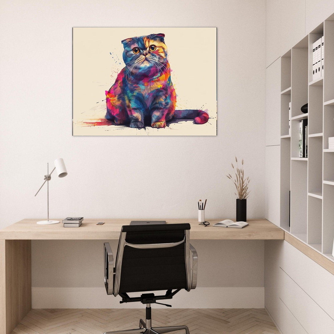 Katzen Farbexplosion 30x40 cm / 12x16″ / Poster auf halbmattem Papier