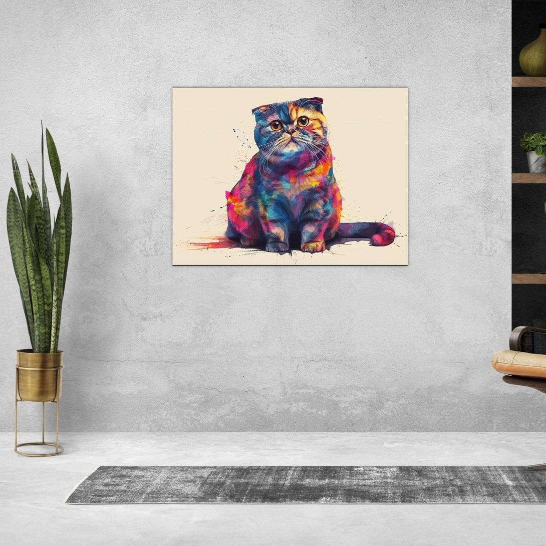 Katzen Farbexplosion 30x40 cm / 12x16″ / Poster auf halbmattem Papier