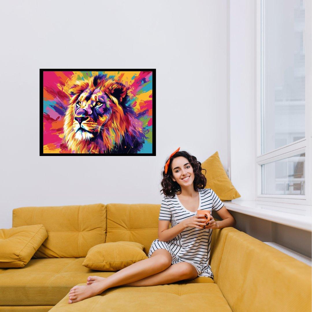 Königliche Farbenpracht 30x40 cm / 12x16″ / Poster auf halbmattem Papier