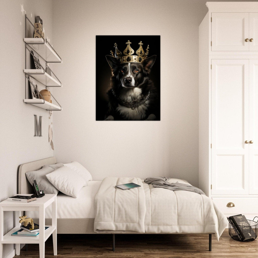 Königlicher Hund 30x40 cm / 12x16″ / Poster auf halbmattem Papier
