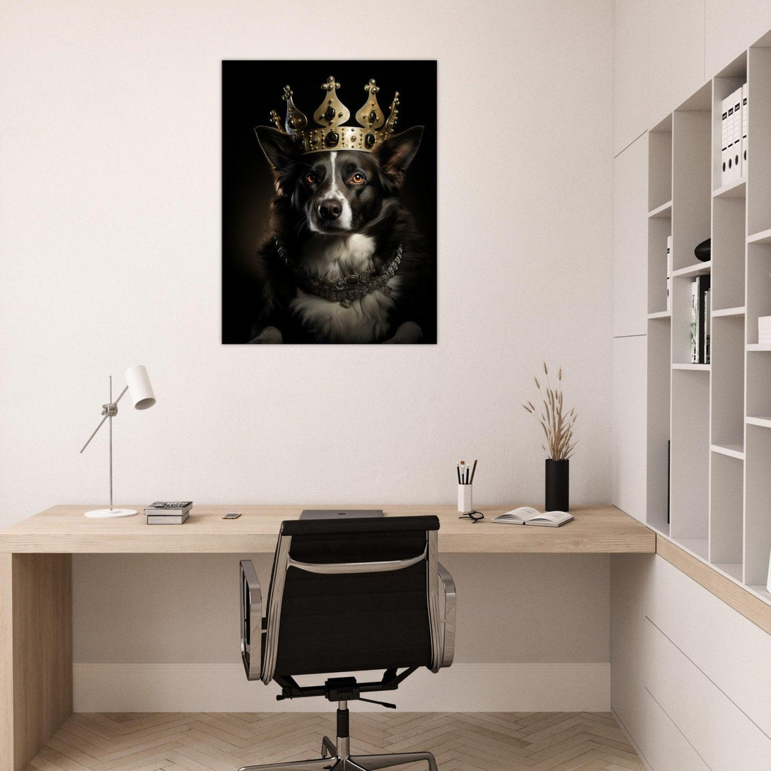 Königlicher Hund 30x40 cm / 12x16″ / Poster auf halbmattem Papier