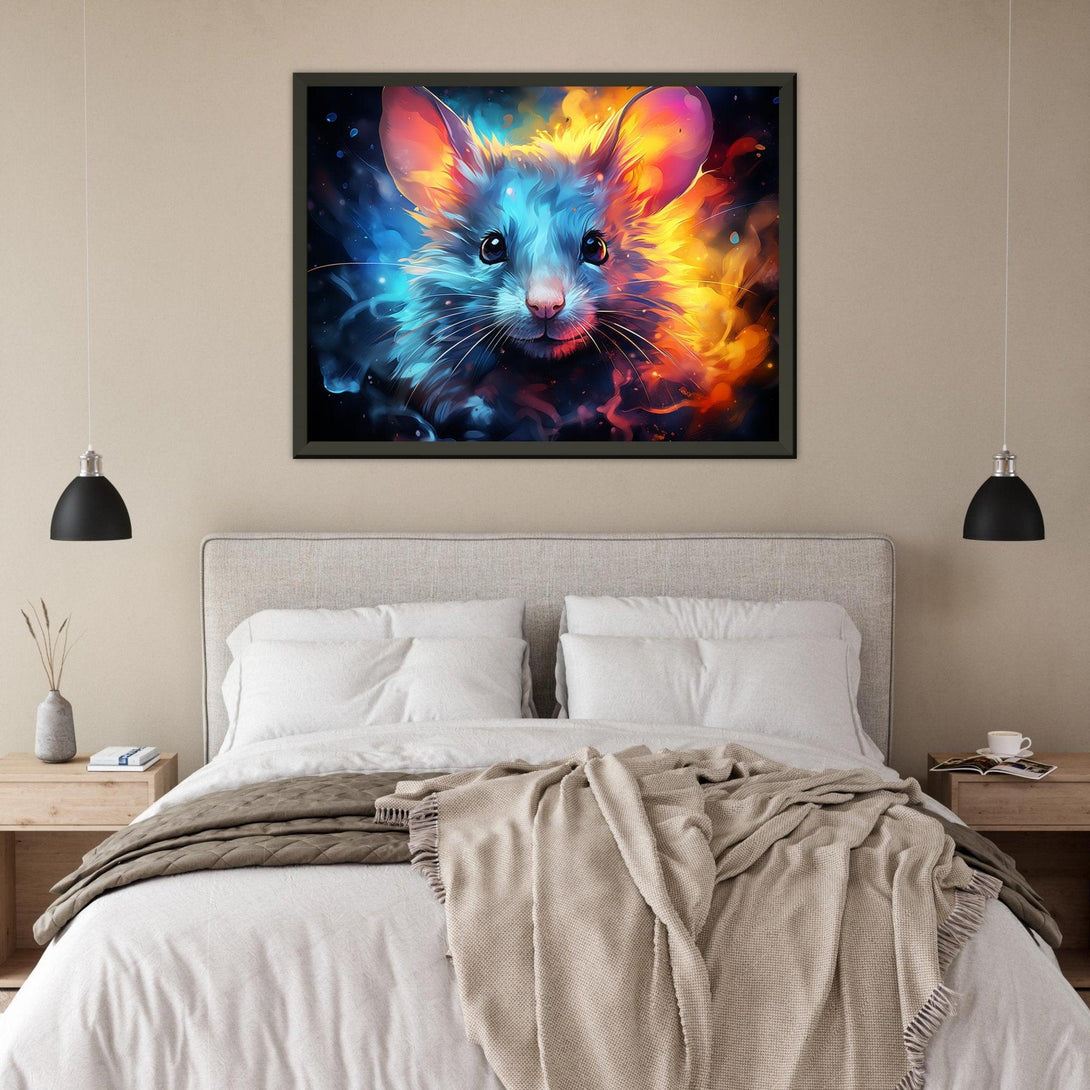 Kosmische Maus 30x40 cm / 12x16″ / Poster auf halbmattem Papier