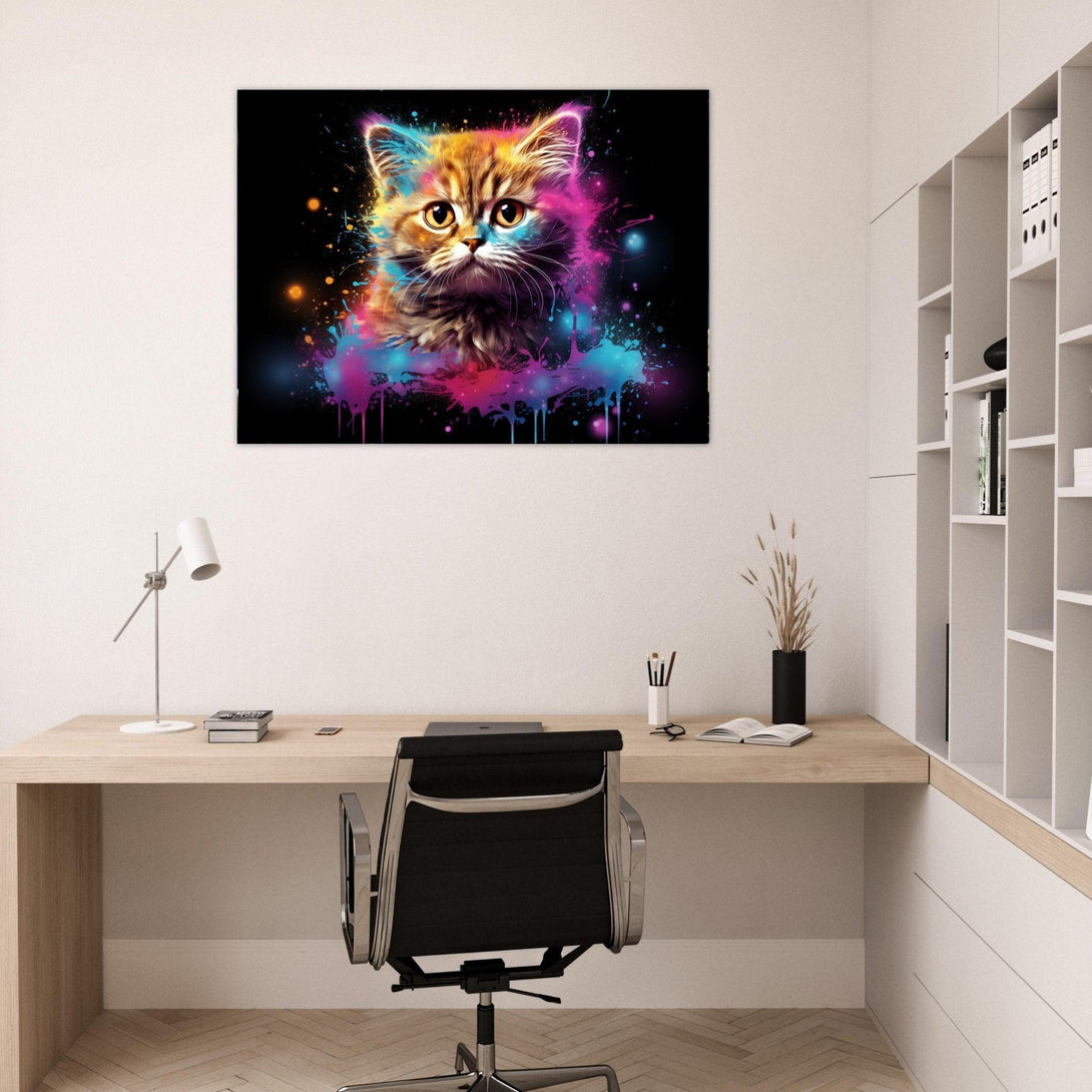 Kosmisches Kätzchen 30x40 cm / 12x16″ / Poster auf halbmattem Papier