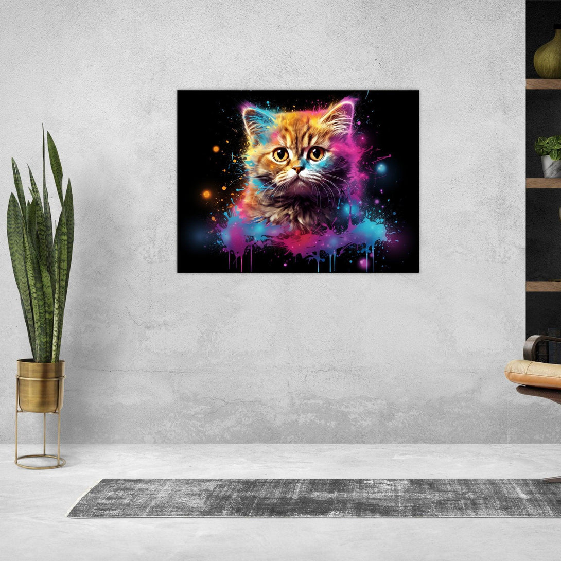 Kosmisches Kätzchen 30x40 cm / 12x16″ / Poster auf halbmattem Papier
