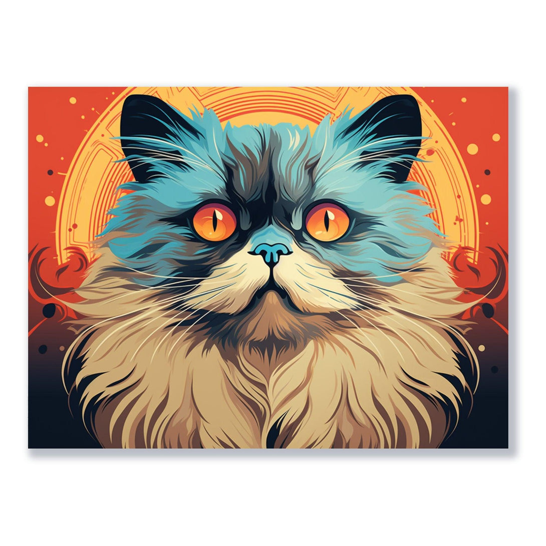 Mystische Katze 30x40 cm / 12x16″ / Poster auf halbmattem Papier
