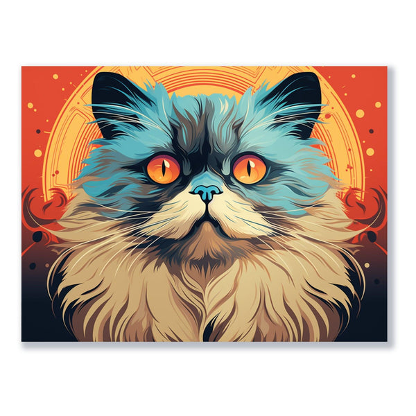 Mystische Katze 30x40 cm / 12x16″ / Poster auf halbmattem Papier