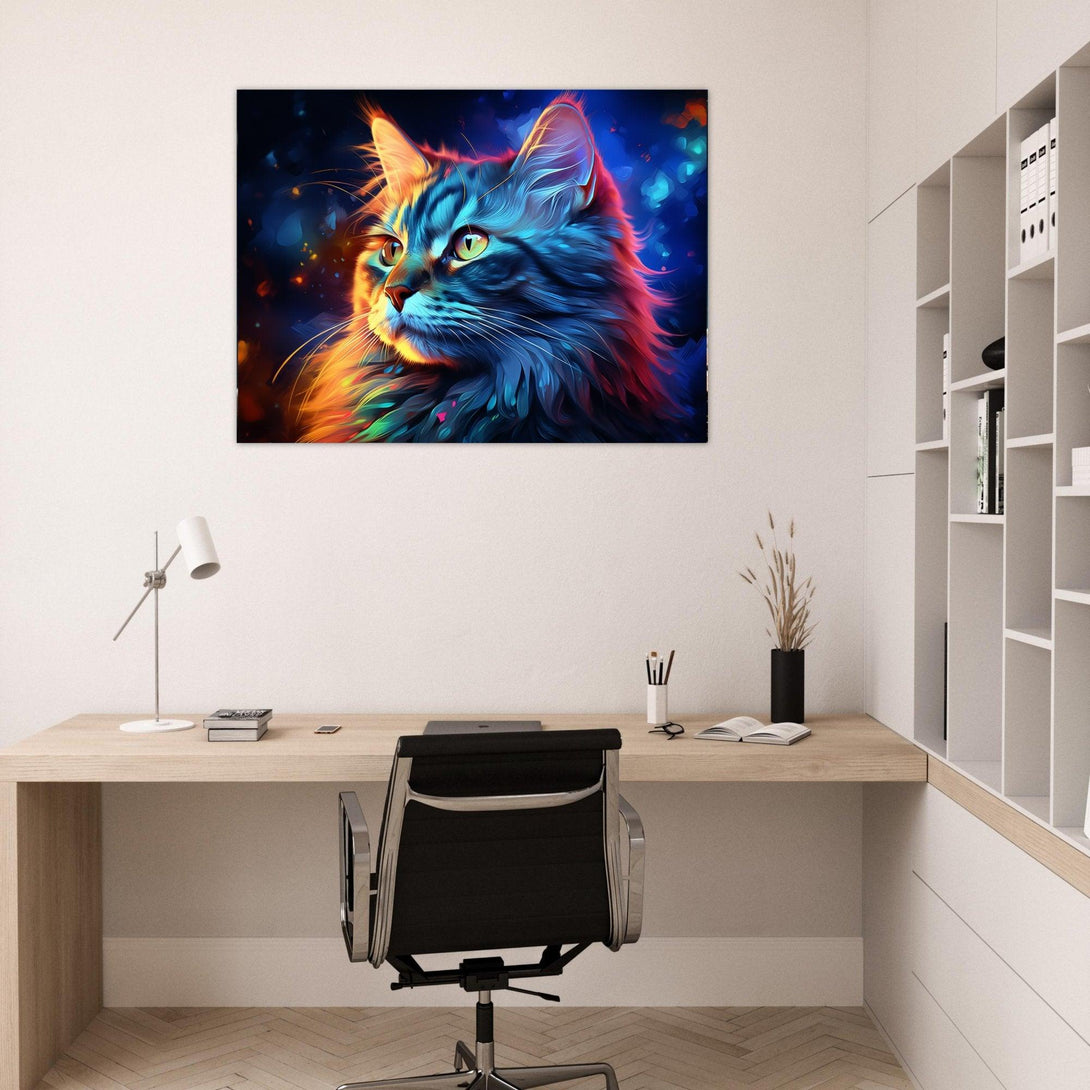 Mystische Katzenaura 30x40 cm / 12x16″ / Poster auf halbmattem Papier