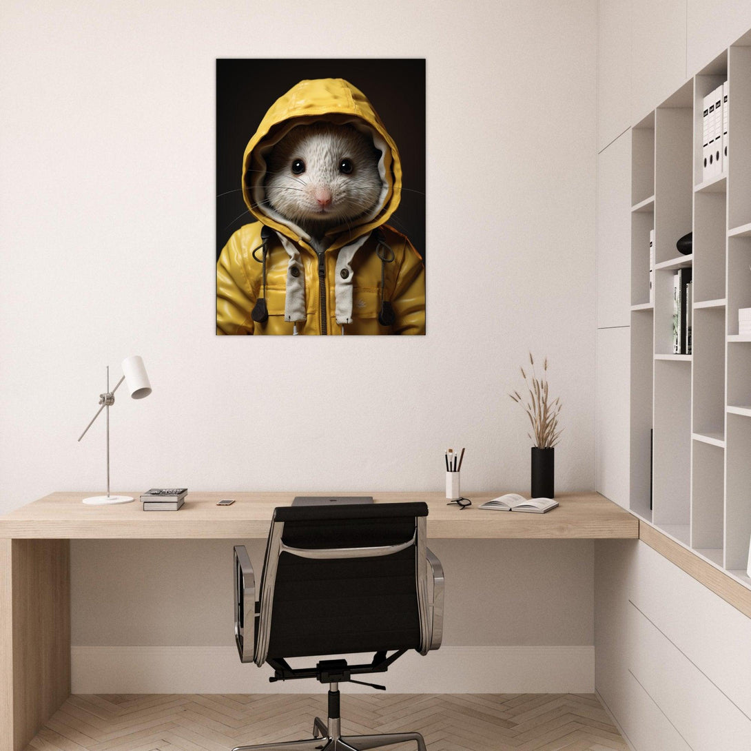 Neugieriger Maus-Blick 30x40 cm / 12x16″ / Poster auf halbmattem Papier