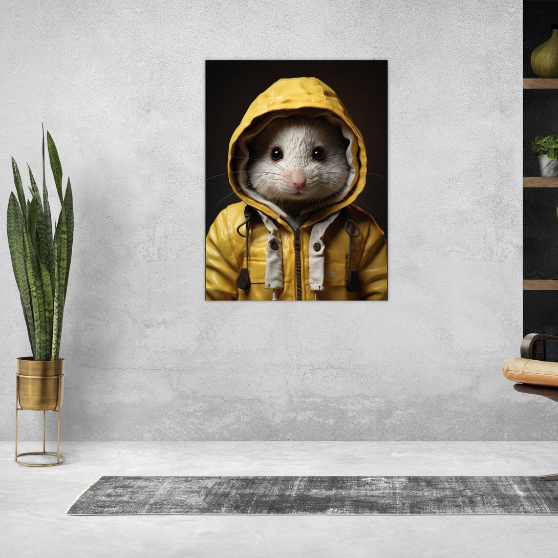 Neugieriger Maus-Blick 30x40 cm / 12x16″ / Poster auf halbmattem Papier