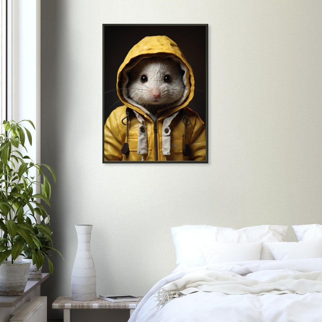 Neugieriger Maus-Blick 30x40 cm / 12x16″ / Poster auf halbmattem Papier
