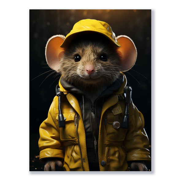 Regenfester Feldhamster 30x40 cm / 12x16″ / Poster auf halbmattem Papier