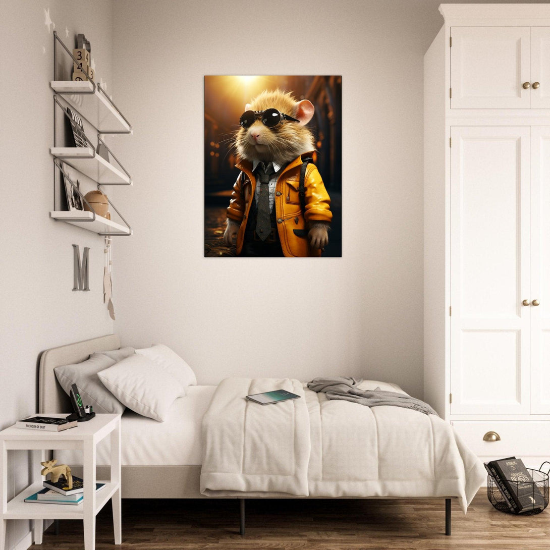 Steampunk-Modehamster 30x40 cm / 12x16″ / Poster auf halbmattem Papier