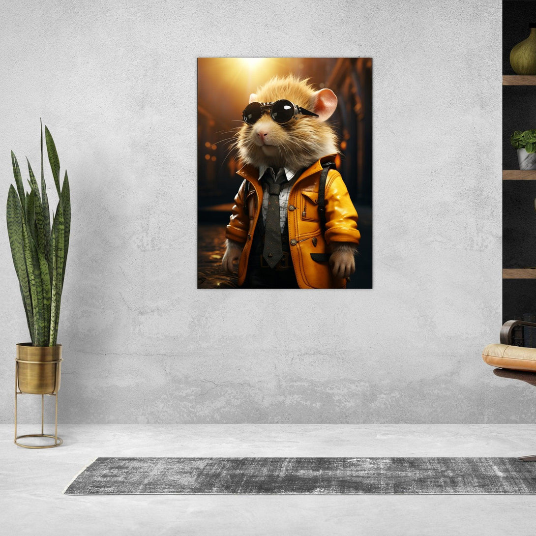 Steampunk-Modehamster 30x40 cm / 12x16″ / Poster auf halbmattem Papier