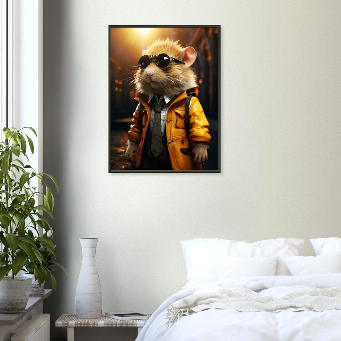 Steampunk-Modehamster 30x40 cm / 12x16″ / Poster auf halbmattem Papier