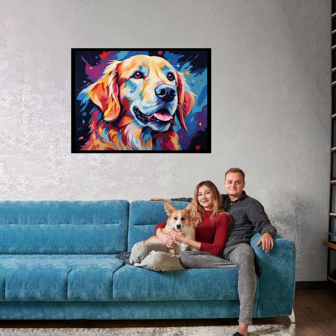 Pop Art Goldie ein Bild aus der collections Tierbilder als Poster